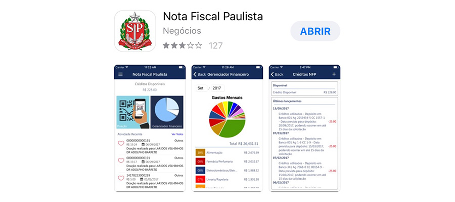 app nota fiscal